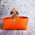 2018 Hot 2 in 1 Luxury Square Pet Bed Dog Natural Felt Dog Pet Blanket